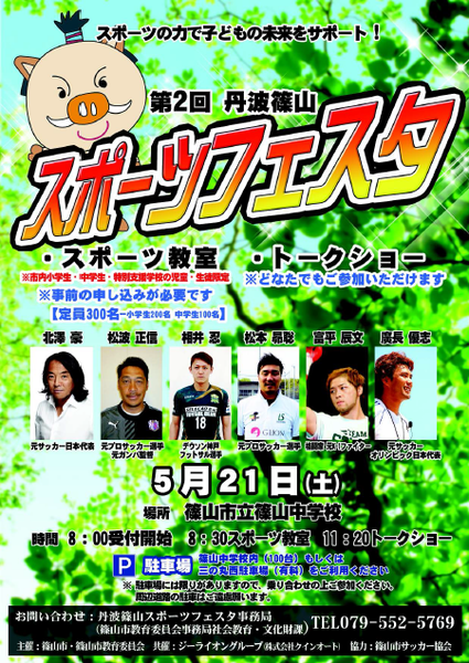 第2回スポーツフェスタのポスター