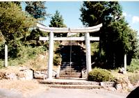 八幡神社の鳥居の写真