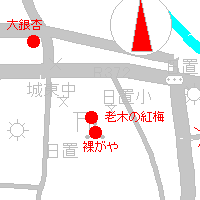 裸榧の地図
