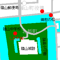 郷愁の松の地図