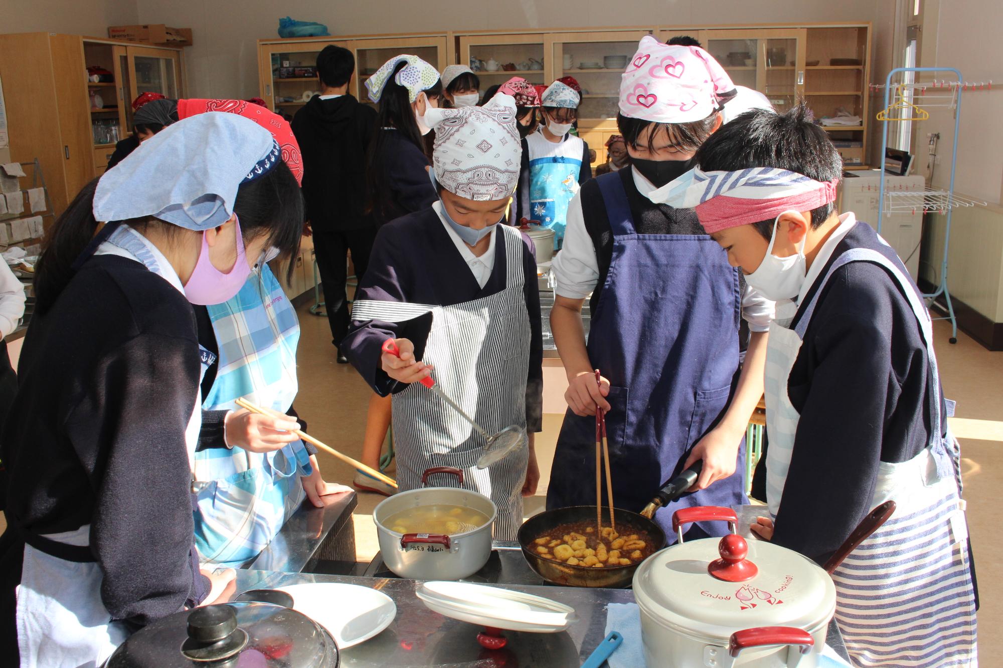 調理実習の様子