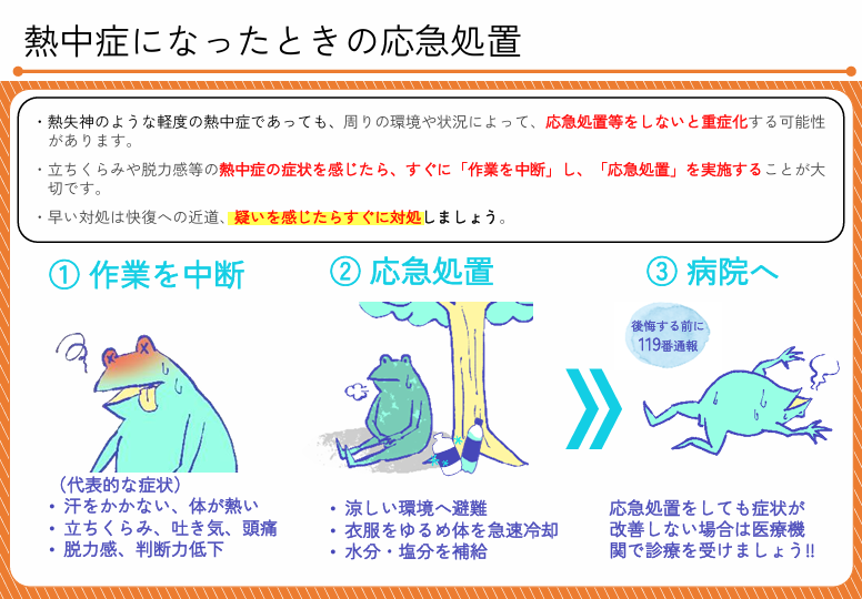 熱中症の応急処置